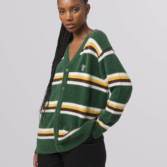 HUF 1984 Striped Sweater M - Picture 1 of 12